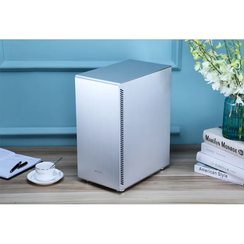 Jonsbo U4, Tempered Glass - midi case, silver