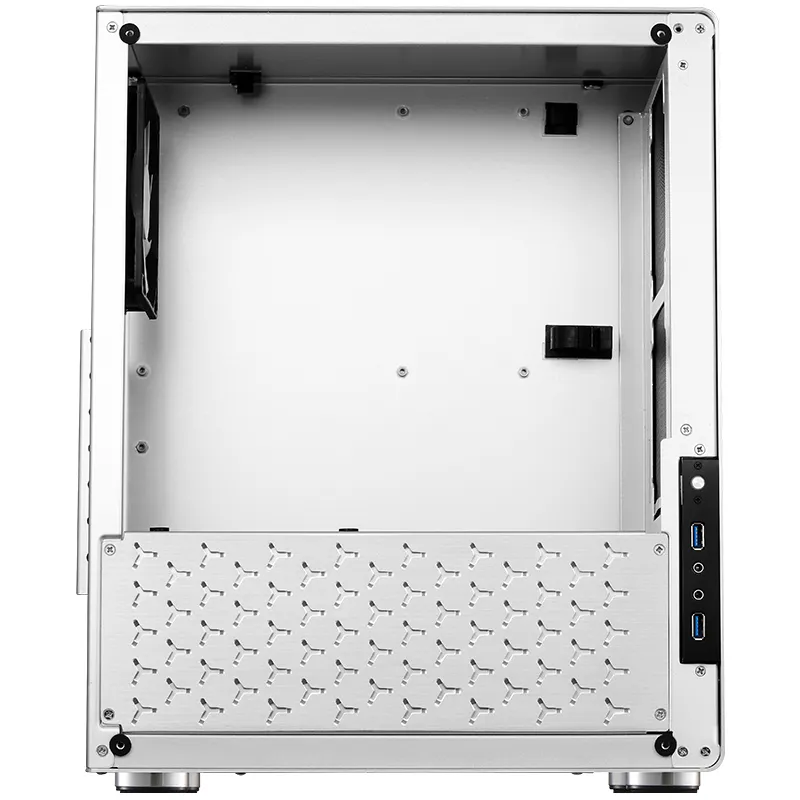 Jonsbo U4, Tempered Glass - midi case, silver
