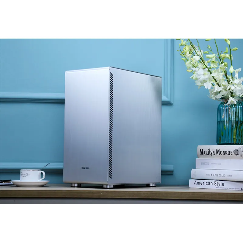 Jonsbo U4, Tempered Glass - midi case, silver