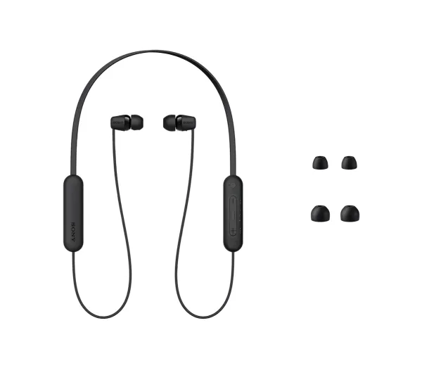 Sony WI-C100 Wireless Earbuds, Black