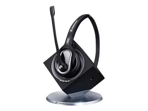 EPOS IMPACT DW Pro 1 USB ML Wireless Mono Headset, with Charging Station, Black/Silver