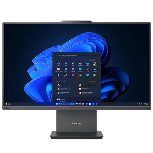 Lenovo ThinkCentre neo 50a 24 Gen 6 Core Ultra 5 226V, 16 Gt, 512 Gt, Win 11 Pro All-in-one -p&ouml;yt&auml;kone, luna gray