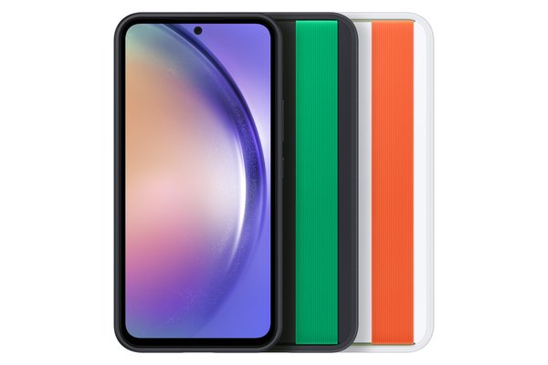 Samsung Haze Grip Case, Galaxy A54 - Case, Black