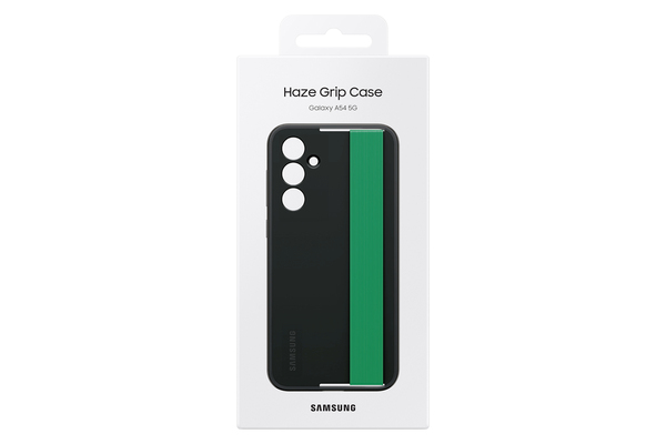 Samsung Haze Grip Case, Galaxy A54 - Case, Black