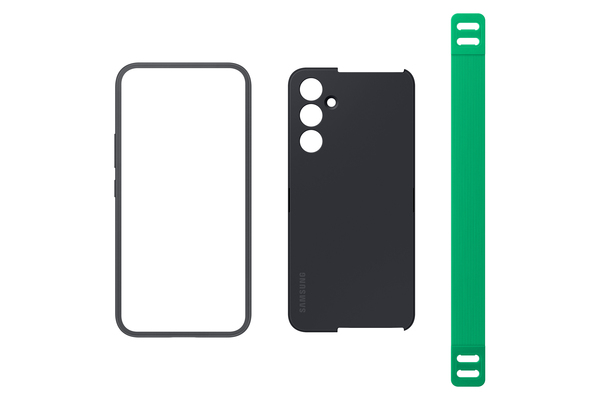 Samsung Haze Grip Case, Galaxy A54 - Case, Black