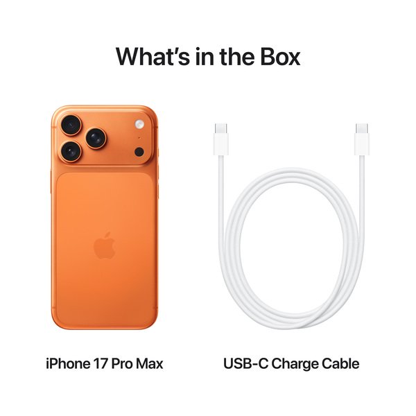 Apple iPhone 17 Pro Max 2TB - mobile phone, Cosmic Orange