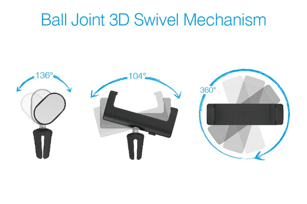 Just Mobile Xtand Vent adjustable smartphone car mount