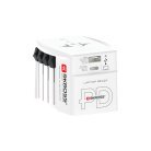 World Adapter MUV 1xUSB-C PD 1xUSB-A 45W