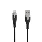 Gear PRO USB-A &ndash; Lightning kabel, 1,5 m, svart