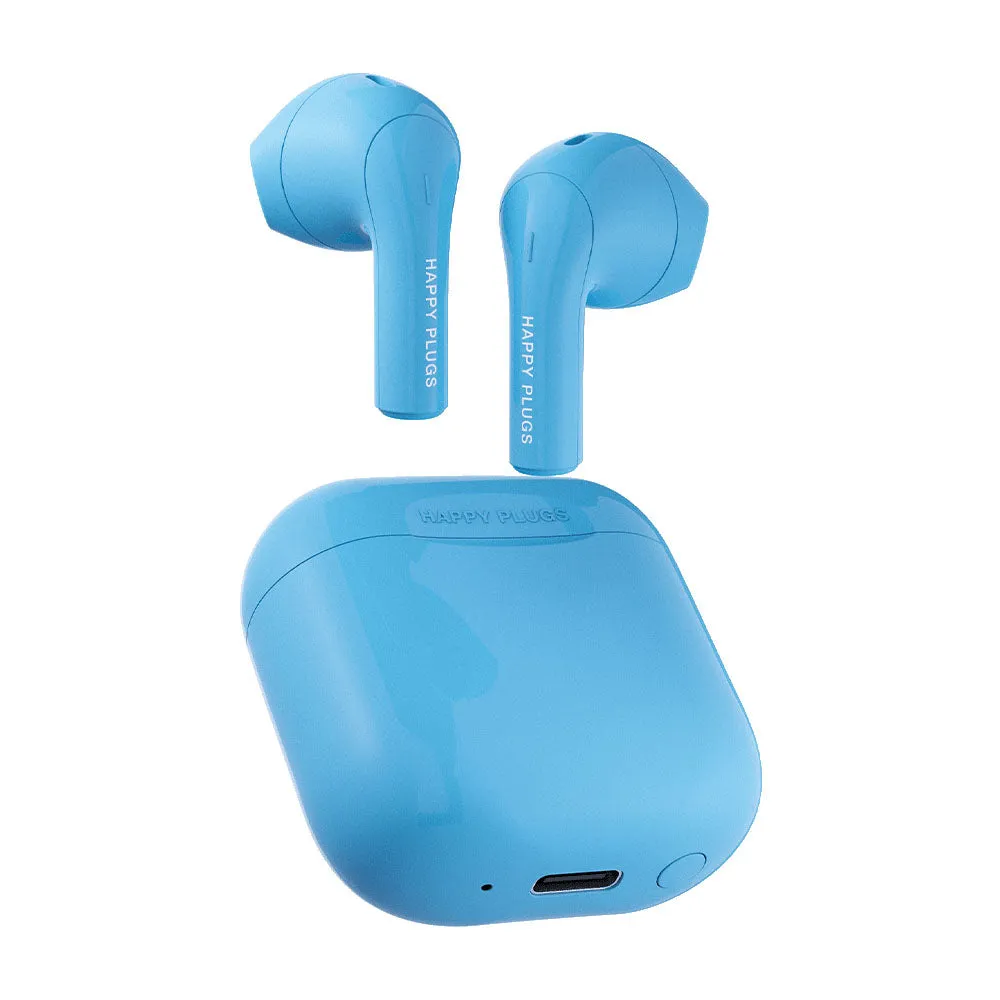 Happy Plugs JOY Wireless Earbuds, Blue