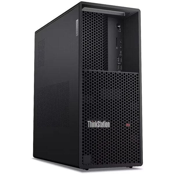 Lenovo ThinkStation P3 Tower Gen 2 Intel Core Ultra 7 265K vPro, 32 Gt, 1 Tt, Win 11 Pro -ty&ouml;asema, musta