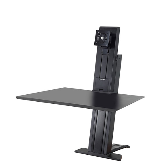 ERGOTRON WorkFit-SR, Hvy Monitor, Sit-Stand Desktop Workstation black