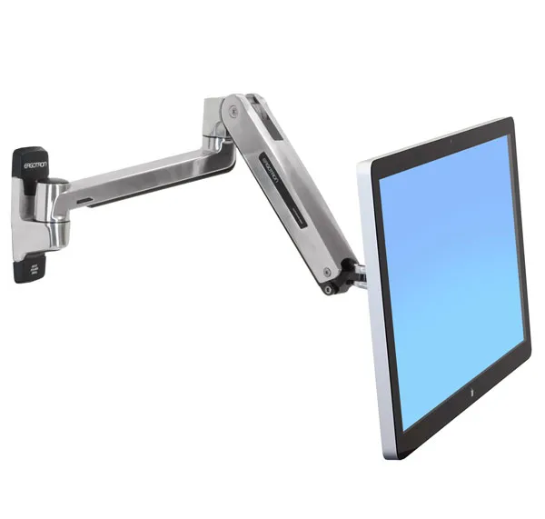 Ergotron LX HD Sit-Stand - wall mount, silver, 46", 13.6Kg