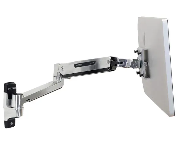 Ergotron LX HD Sit-Stand - wall mount, silver, 46", 13.6Kg