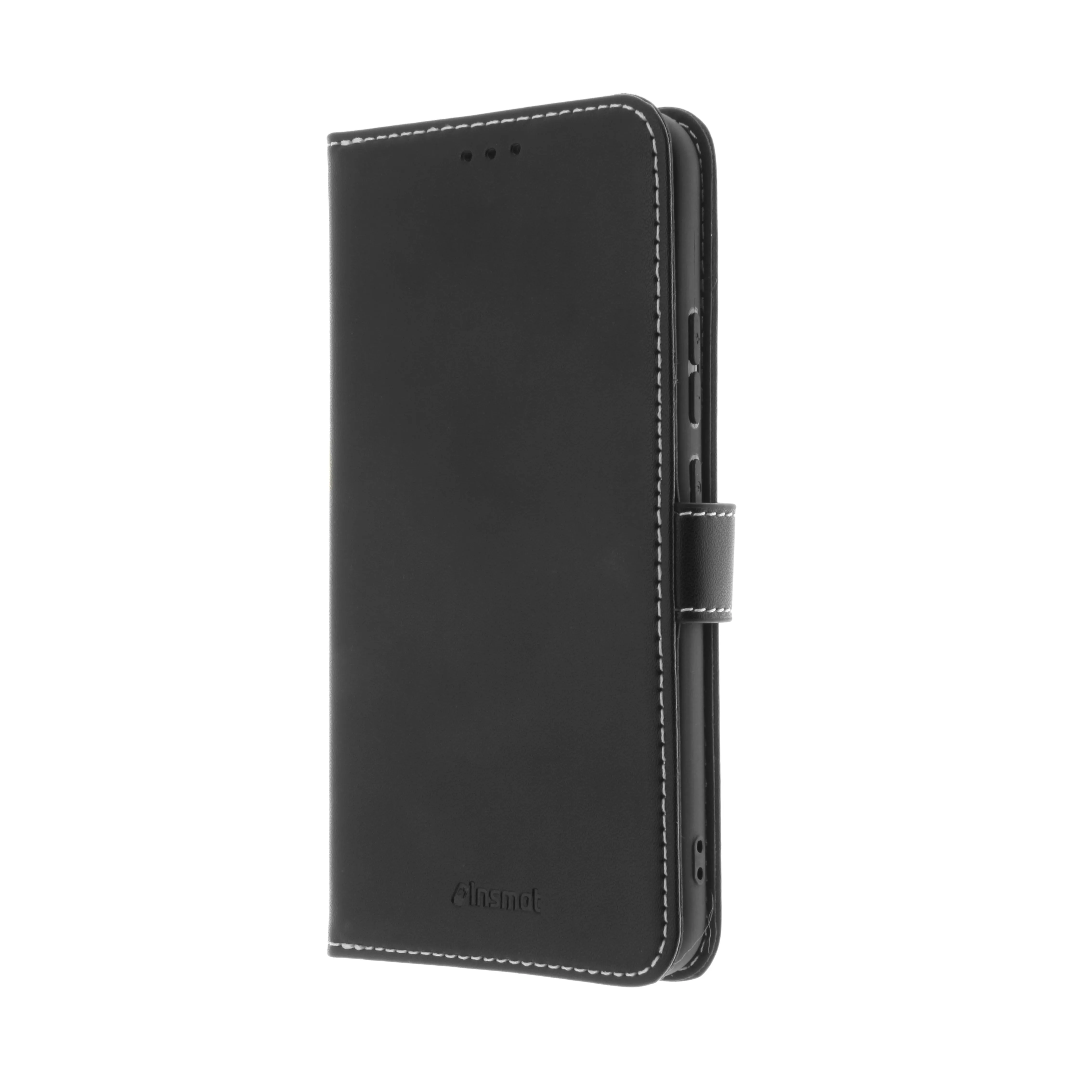 Insmat Flip Case, Galaxy A34 5G - Wallet Case, Black