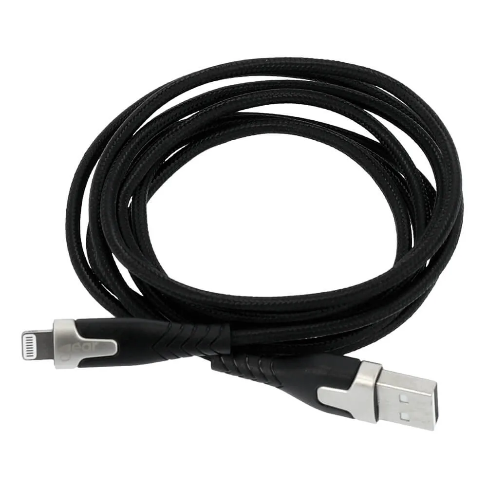 Gear PRO USB-A to Lightning cable, 1.5 m, Black