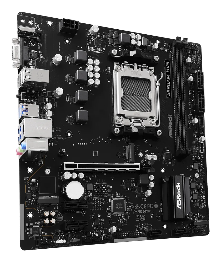 ASRock A620AM-HVS AM5 mATX Motherboard