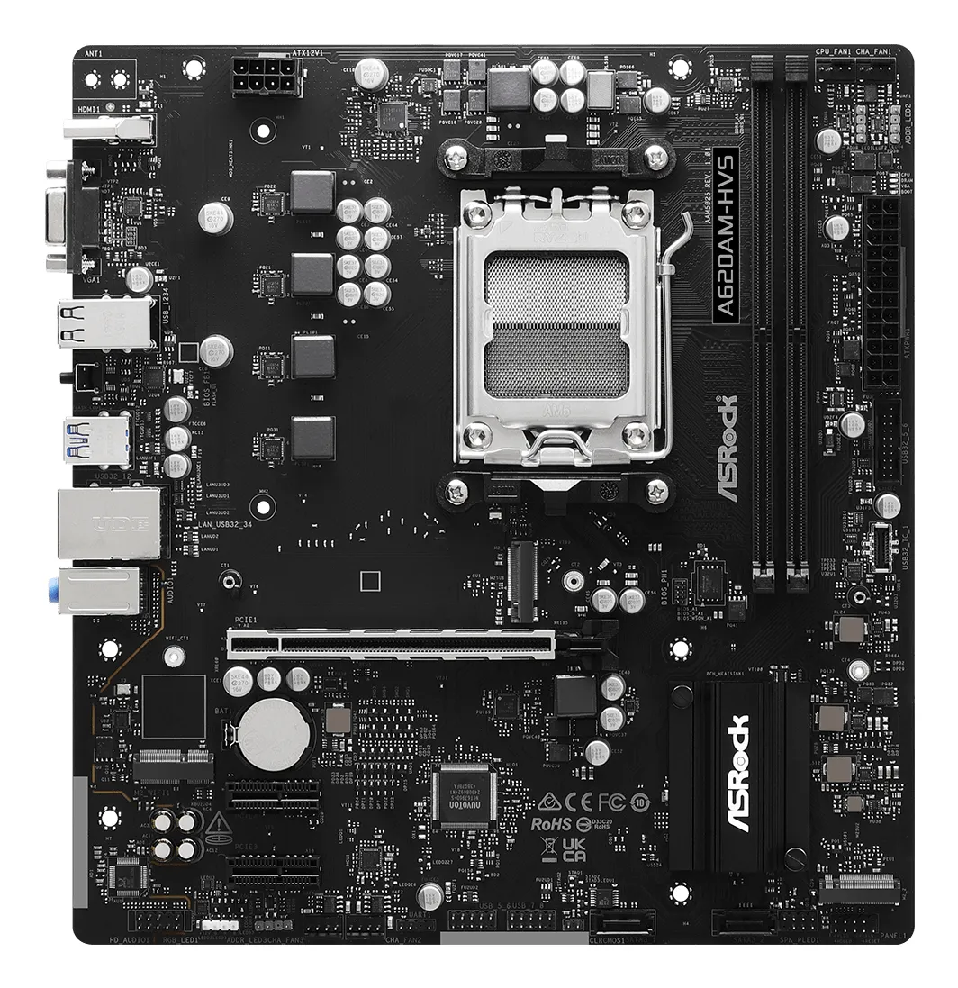 ASRock A620AM-HVS AM5 mATX Motherboard
