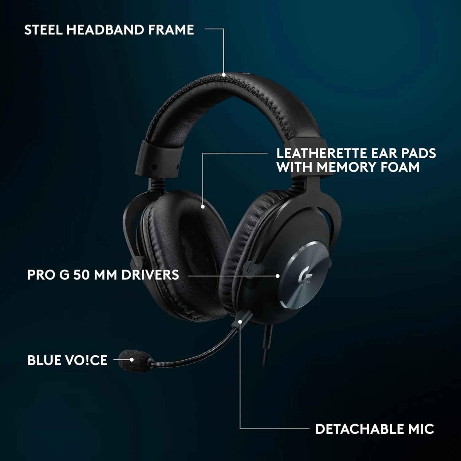 Logitech G PRO X V2 SE - spelheadset, svart