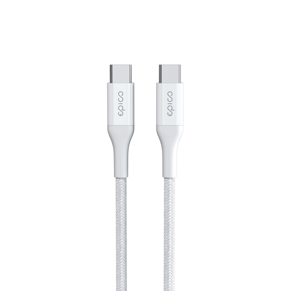 Epico 100W GaN Charger Bundle with 2m USB-C cable - white