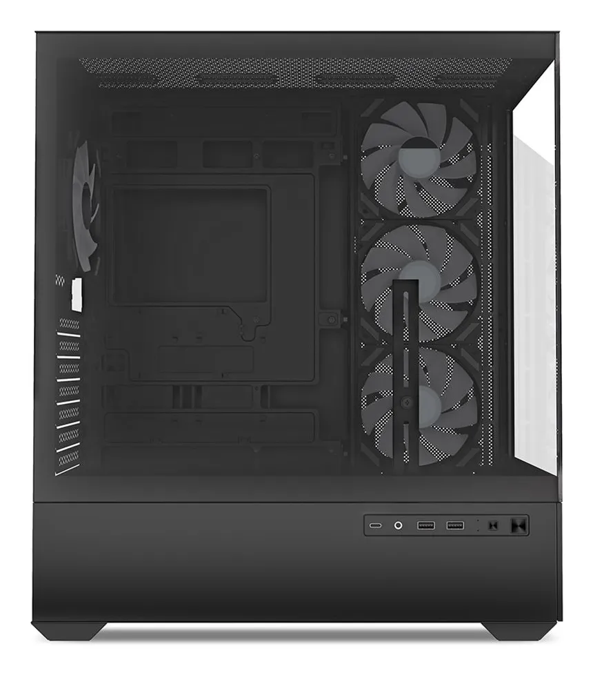 Sharkoon AK6 RGB Midi-Tower Case with window, Black