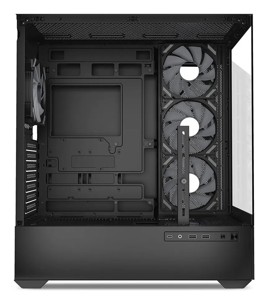 Sharkoon AK6 RGB Midi-Tower Case with window, Black