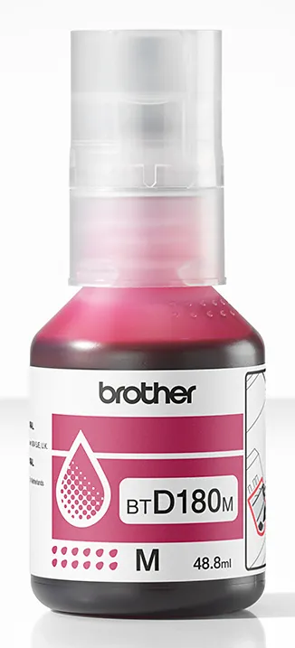 Brother BTD180M Magenta Genuine Brother Ink Bottle - toner cartridge, Magenta