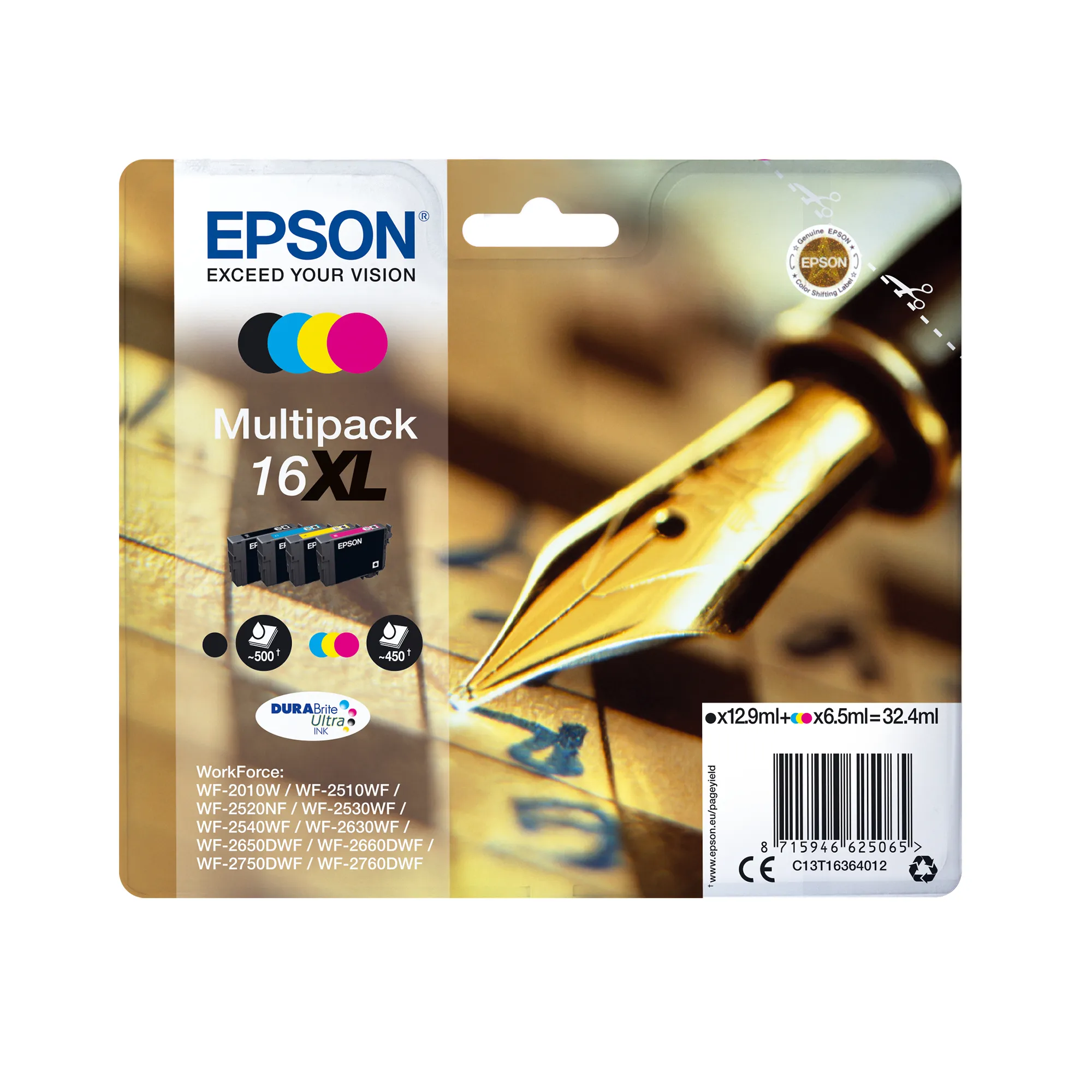 Epson 16XL ink cartridge black