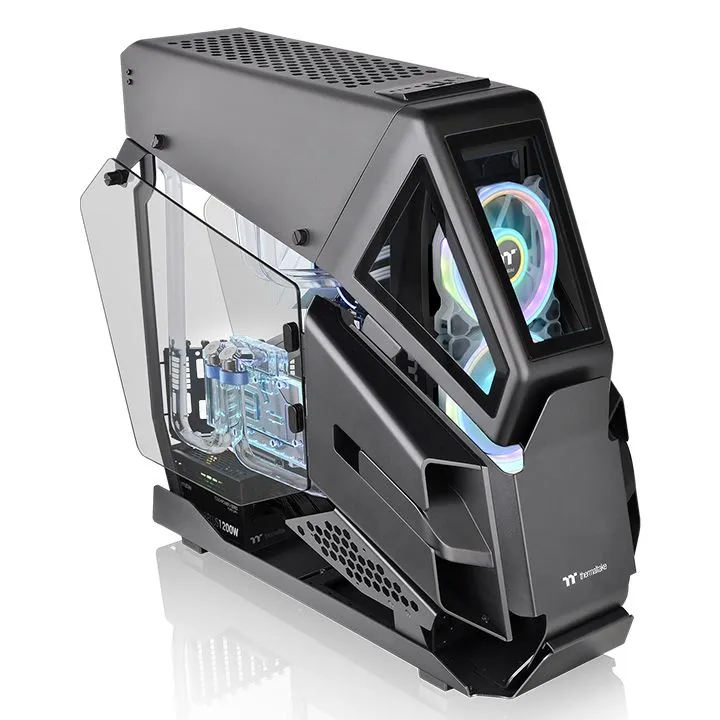 Thermaltake AH T600, Full-tornikotelo, ikkunalla, Musta