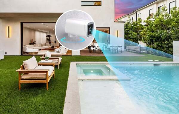 SONOFF CAM-B1P - 2K Outdoor Wi-Fi Smart Security Camera, White