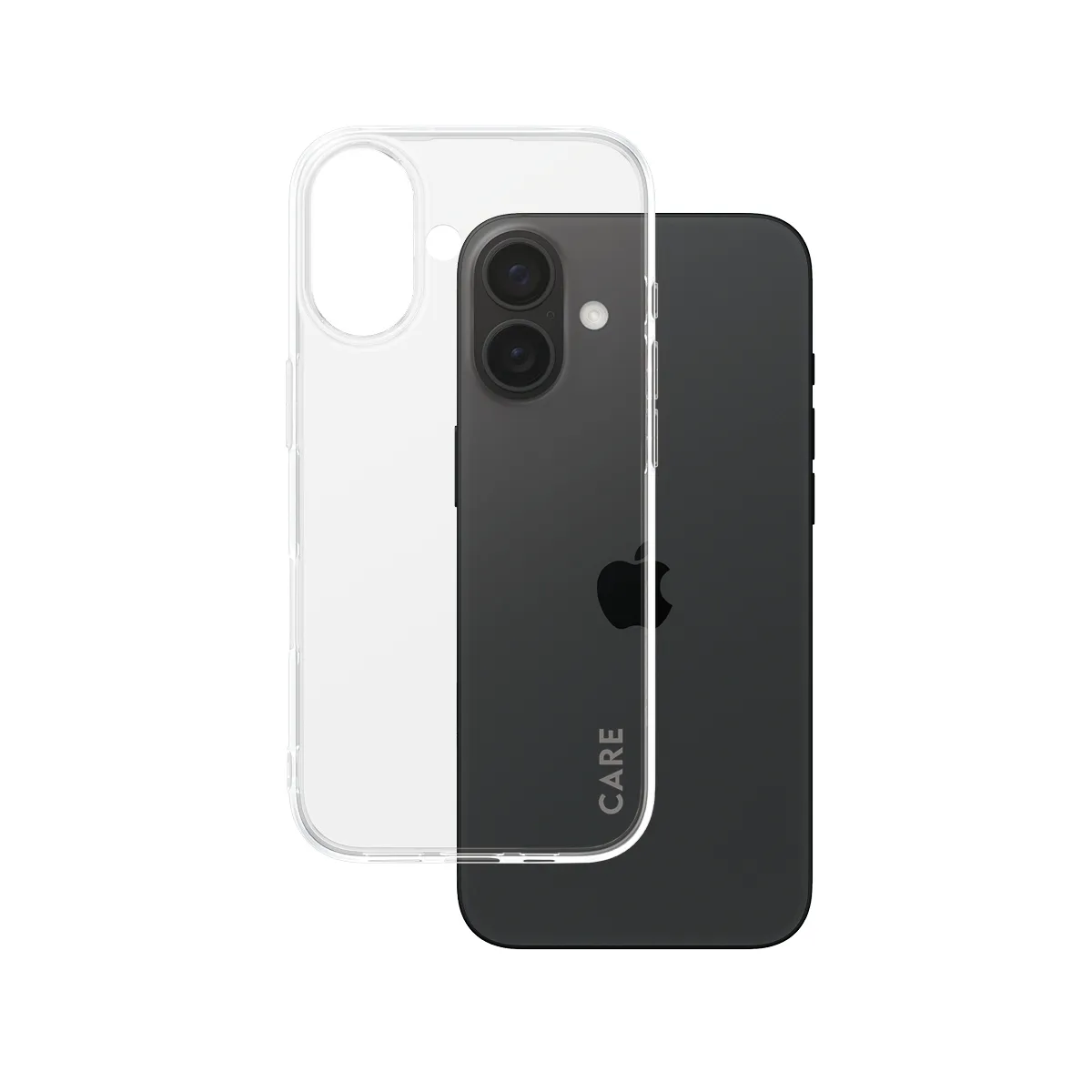 Care by PanzerGlass iPhone 16 Slim X-Ray Case, Transparent