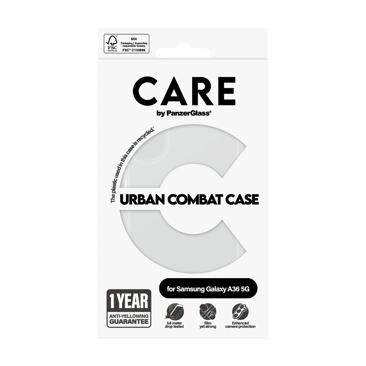 Panzerglass CARE Case Urban CB Trans -  Samsung A36 5G