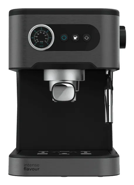 Cecotec Power Espresso 20 Pro manuell espressomaskin, svart och rostfritt st&aring;l