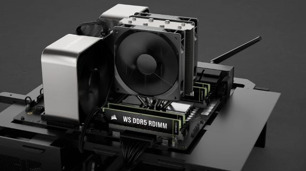 CORSAIR WS 64GB 4x16GB DDR5 6400MT/s RDIMM CL32-40-40-104 1.35V Intel XMP Memory