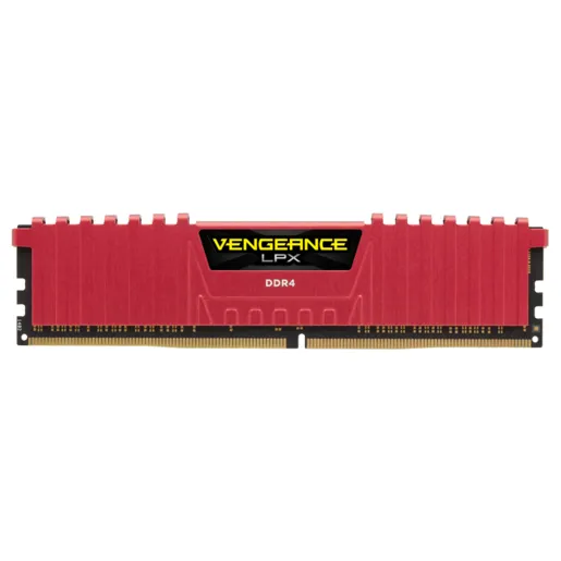 Corsair Vengeance LPX 16 Gt (4 x 4 Gt) DDR4 3866 MHz, CL18 -muisti, Punainen