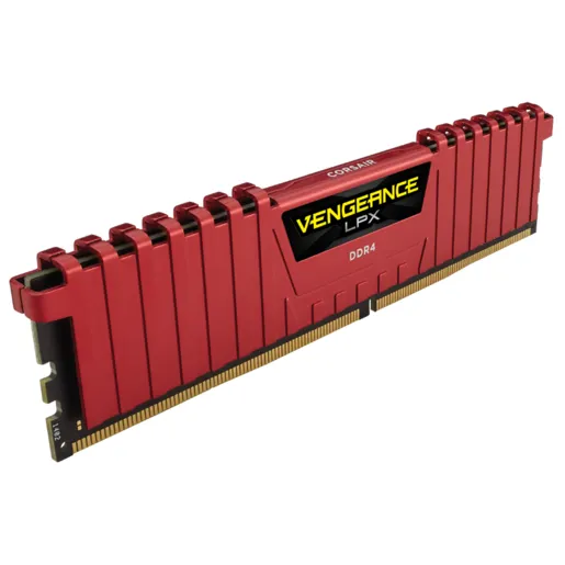 Corsair Vengeance LPX 16 Gt (4 x 4 Gt) DDR4 3866 MHz, CL18 -muisti, Punainen