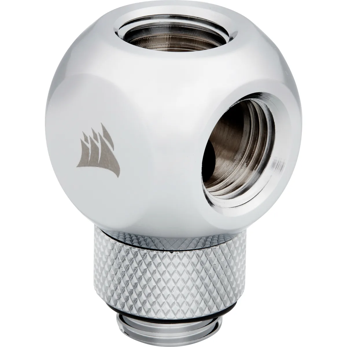 Corsair Fitting (adapter),XF Adapter (Y-Splitter rotary_ chrome)