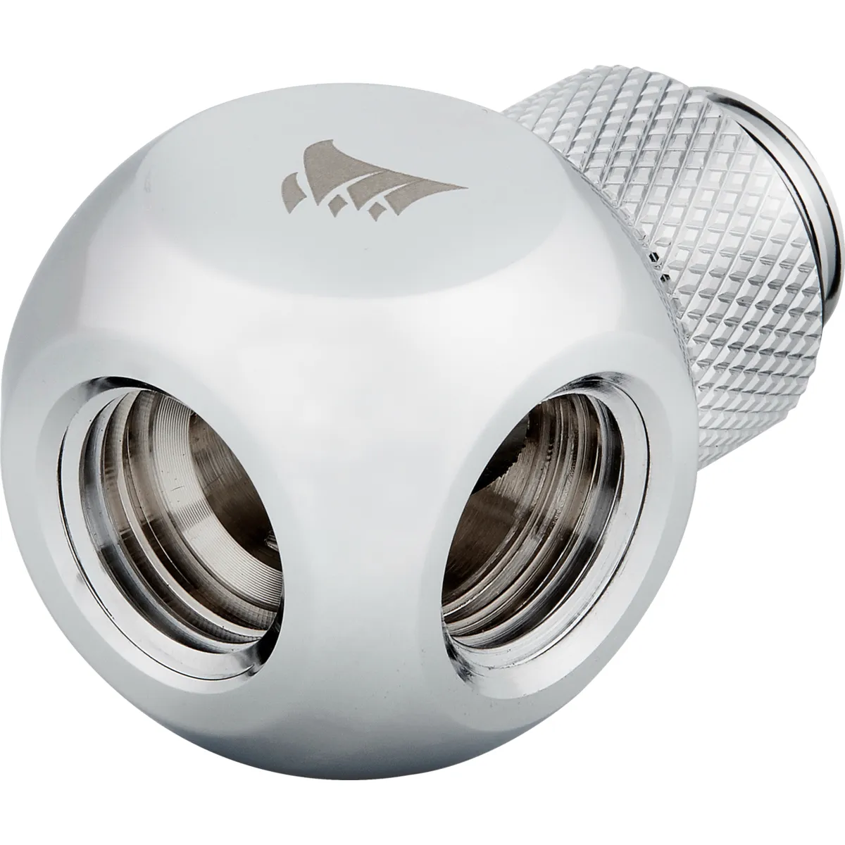 Corsair Fitting (adapter),XF Adapter (Y-Splitter rotary_ chrome)