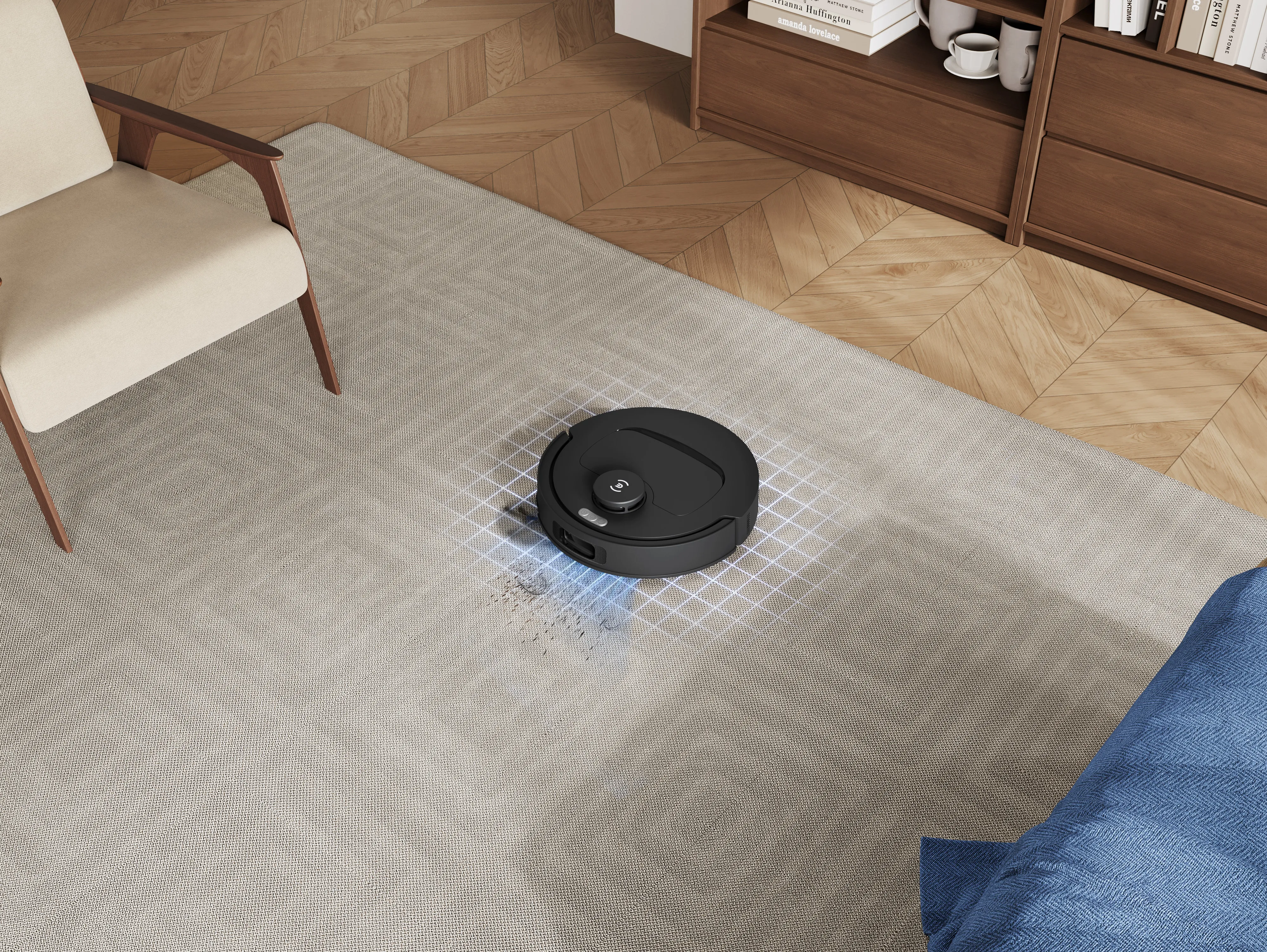 Ecovacs DEEBOT DLX88 0.26 L 35 W 5.2 Ah Robot vacuum cleaner, Black