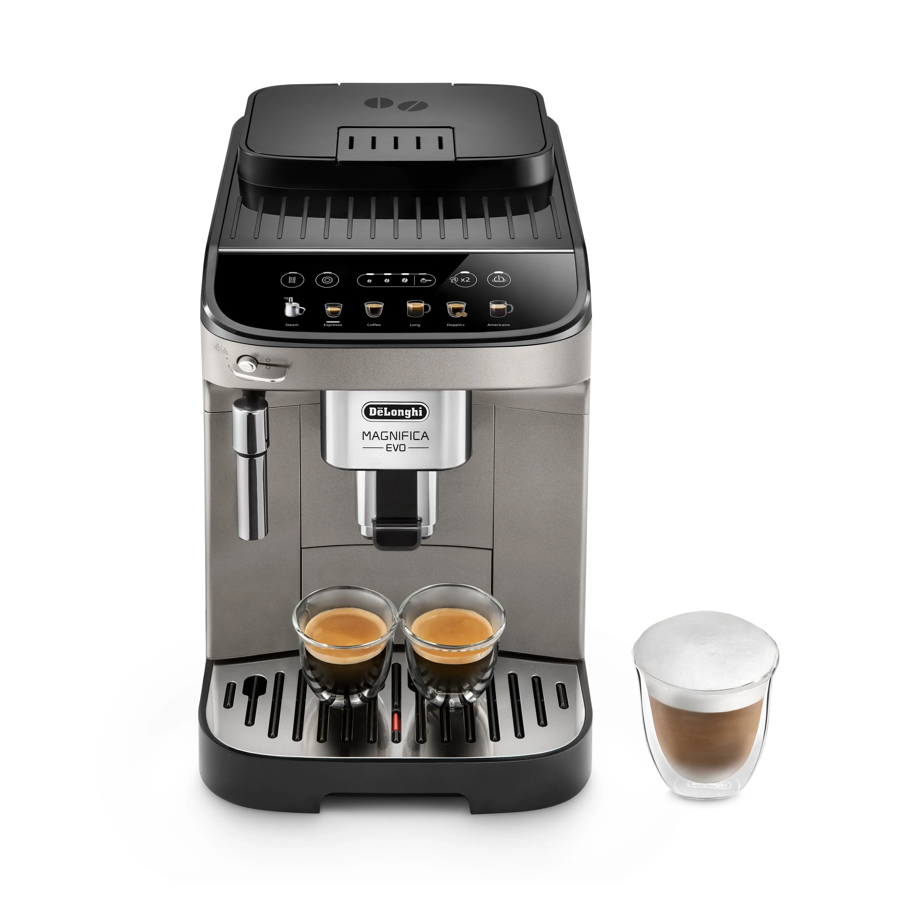 Delonghi Magnifica Evo Ecam 290.42 -espressokeitin, musta, Titaani