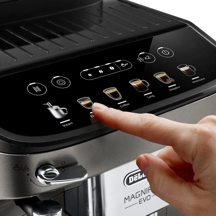 Delonghi Magnifica Evo Ecam 290.42 -espressokeitin, musta, Titaani