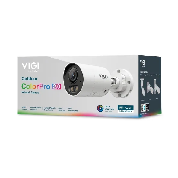 TP-Link VIGI InSight S345S 4MP Outdoor - Verkkokamera, Valkoinen
