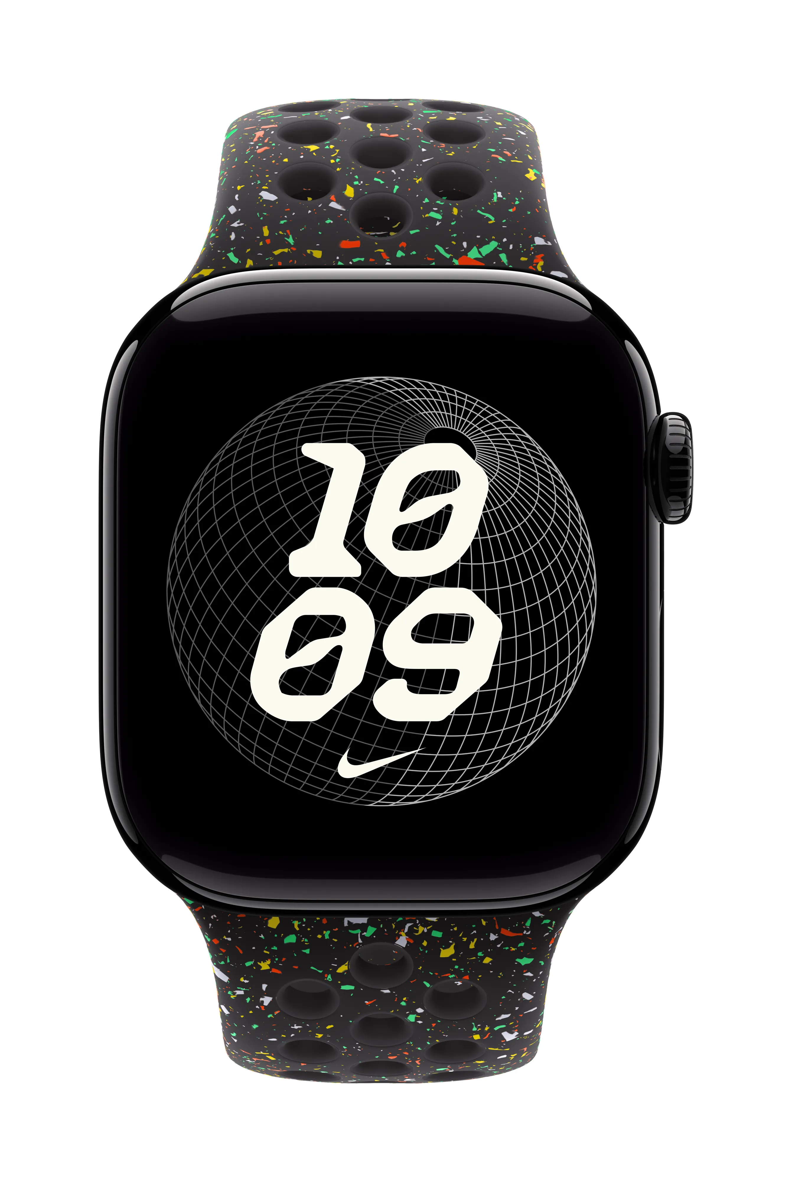 Apple Watch 42 mm Nike-sportband, midnight black, M/L
