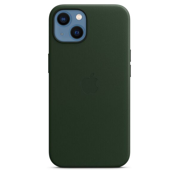 Apple iPhone 13, MagSafe -nahkakuori, Sequoia Green