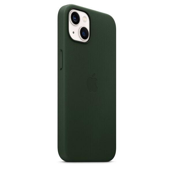 Apple iPhone 13, MagSafe -nahkakuori, Sequoia Green