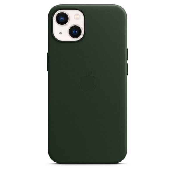 Apple iPhone 13, MagSafe -nahkakuori, Sequoia Green