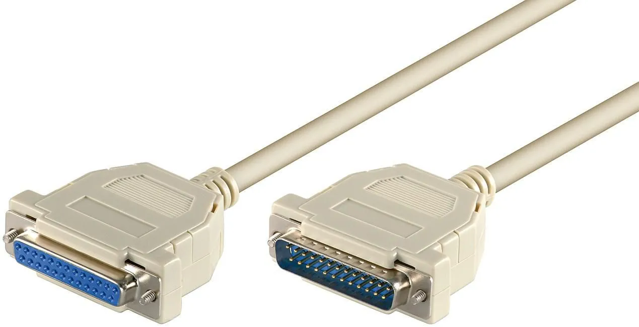 Serial DB25-DB25 3m M/F