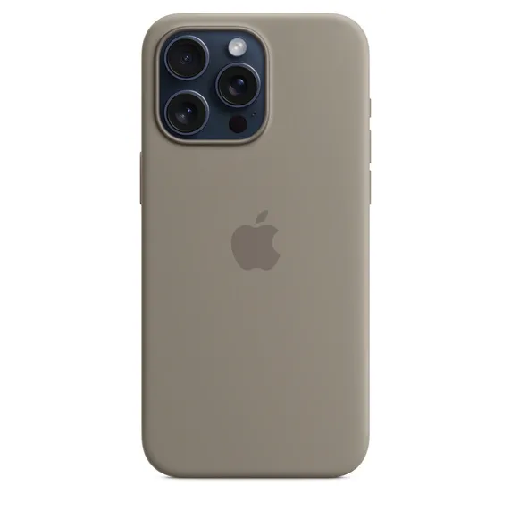 Apple iPhone 15 Pro Max, MagSafe - silicone case, Clay