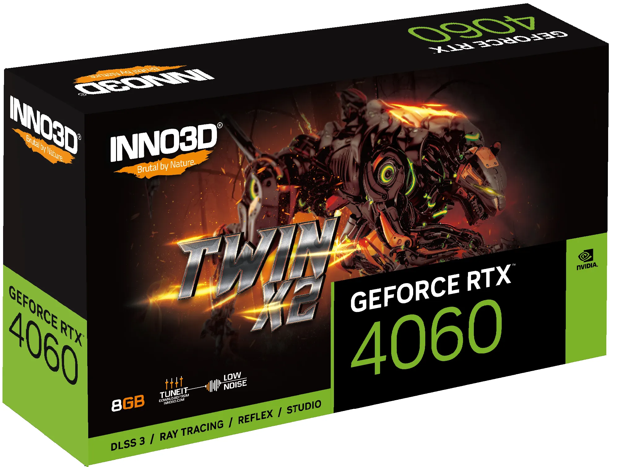 Inno3D GeForce RTX 4060 Twin X2 8GB - Graphics card