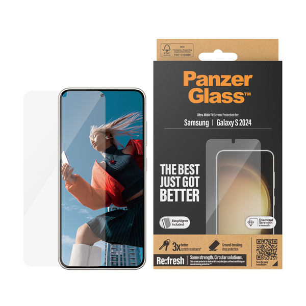 PanzerGlass Ultra-Wide Fit Alignerkit, Galaxy S24 - Screen Glass